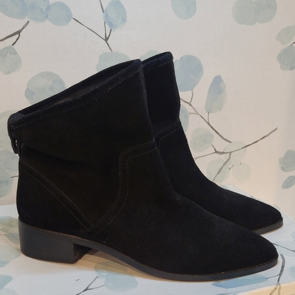 Lucky Brand Lollin Bootie Black Oiled Suede size 8 - Picture 6 of 9